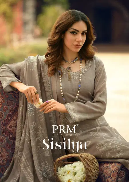 Sisilya By Prm Viscose Linen Printed Wholesale Designer Salwar Suits In India
